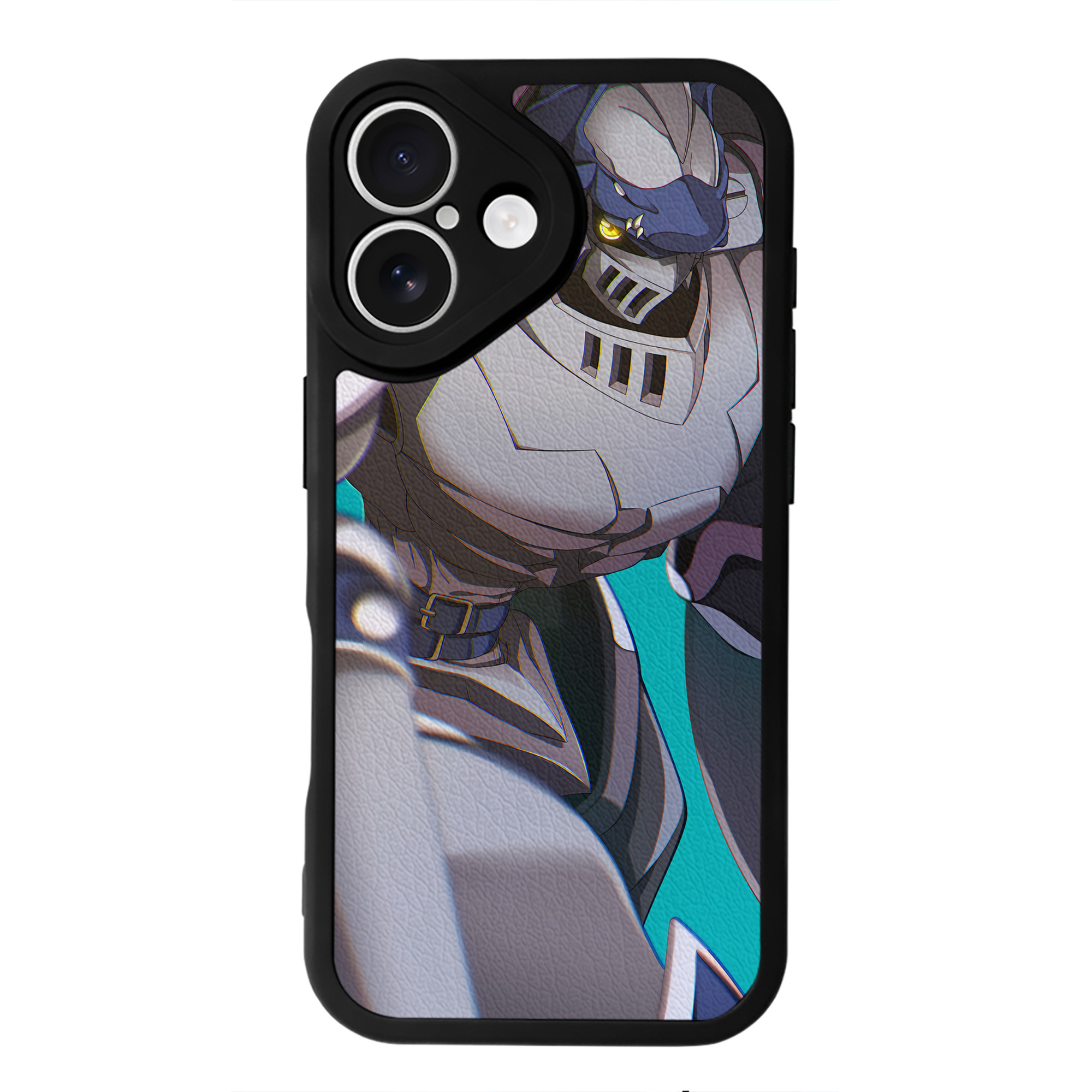 （画像用） Digimon デジタルモンスター/デジモン 【iPhone 16シリーズ対応】シリコンスマホケース（レザー調） 材質：シリコン